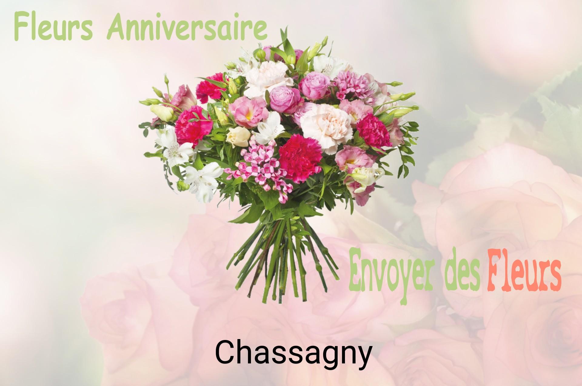 Bouquet de fleurs d’anniversaire livré à Chassagny