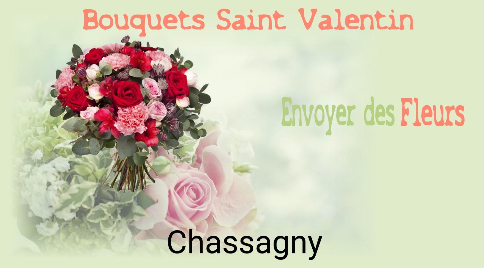 Roses de Saint-Valentin livrées à Chassagny